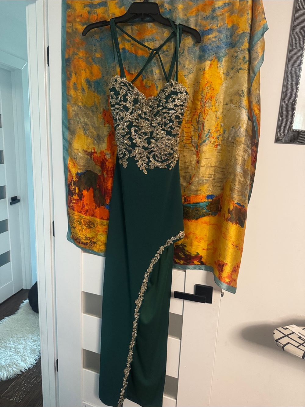City Studio Dark Green Formal Dress